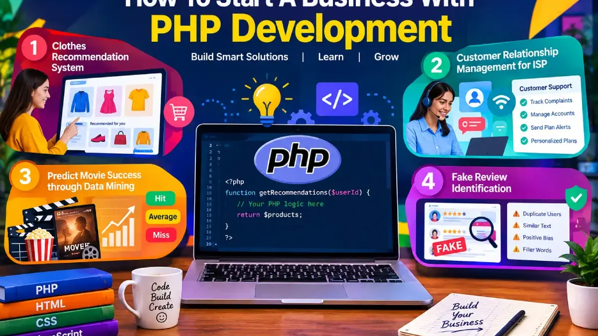 How To Start A Business With Php Development?