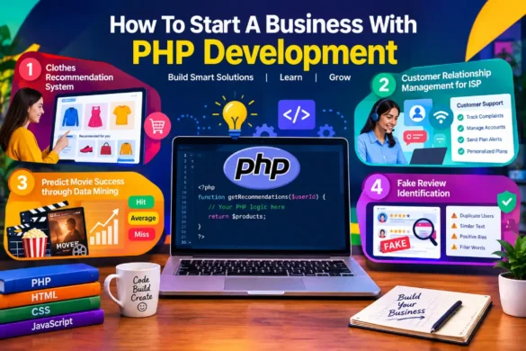 a business with php development