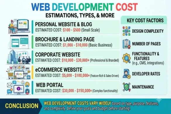 web development cost