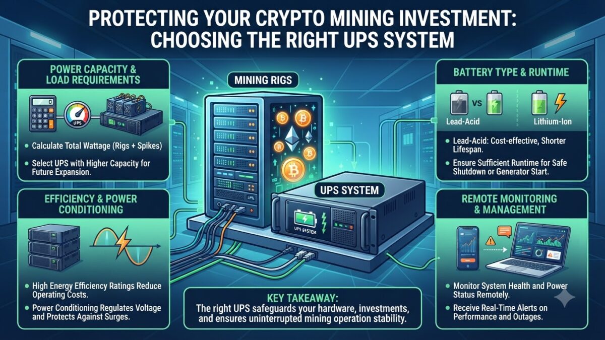 Choosing the Right UPS for Crypto Mining