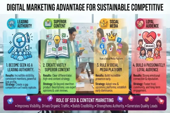 digital marketing advantage for sustainable competitive