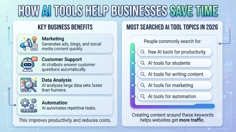 how ai tools help businesses save time