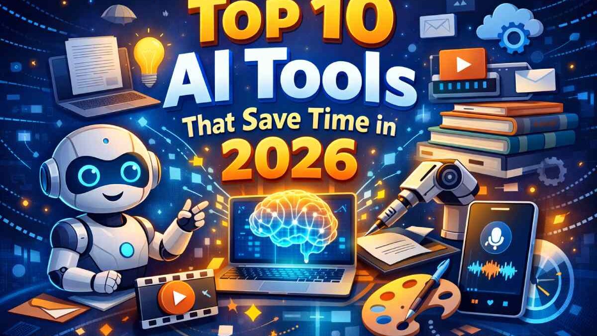 Top 10 AI Tools That Save Time in 2026 for Fast Work