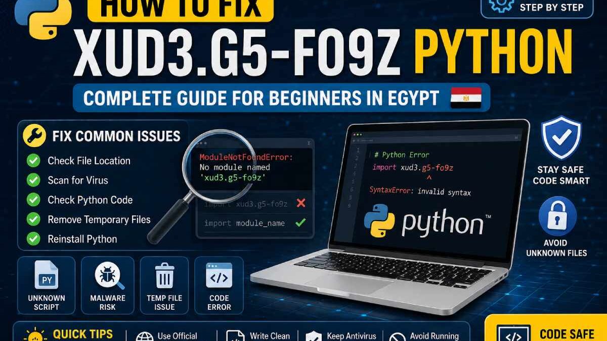 How to Fix xud3.g5-fo9z Python Error in Egypt